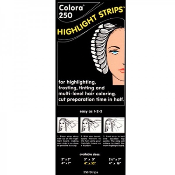COLORA 250 Highlight Strips 4″ x 10″