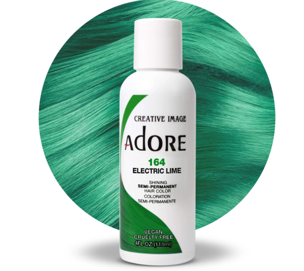 Adore Semi Permanent Hair Color #164 Electric Lime 4oz