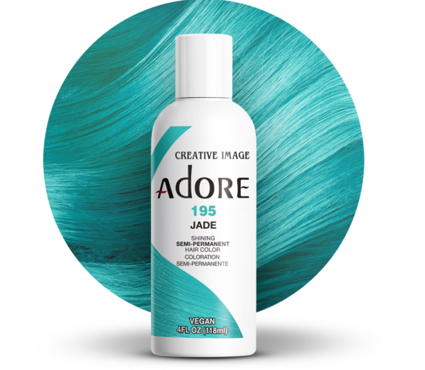 Adore Semi Permanent Hair Color #195 Jade 4oz Adore Semi Permanent Hair Color #195 Jade 4oz