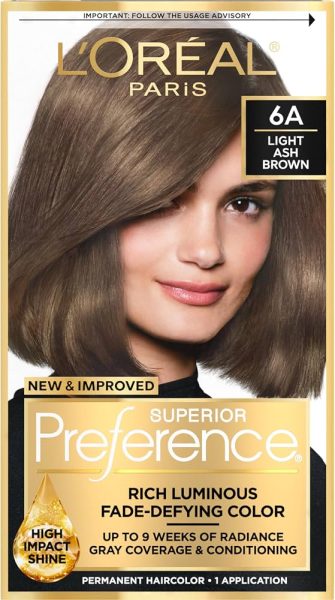 L’OREAL PREFERENCE #6.1 Light Ash Brown 2 oz. L’OREAL PREFERENCE #6.1 Light Ash Brown 2 oz.